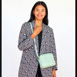 Clare V Mint Green Crossbody Bag